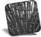 Destination Vinyl ltd Fridge Magnet bw - Throne Medieval Swords Game Geek #42268