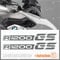 Aufkleber R 1200 GS kompatibel mit/Ersatz für Motorrad BMW Motorrad R 1200 GS Adventure (grau)