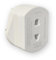 World Techno Toothbrush Adaptor Plug UK - 2 Pin to 3 Pin Electric Converter - 1A Electric Shaver Plug Adaptor (White)