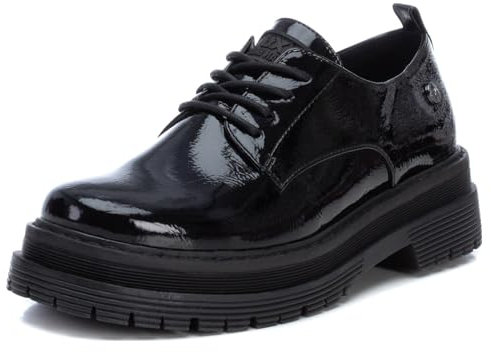 XTI 140344, Zapatos de Cordones Mujer, Negro, 39 EU
