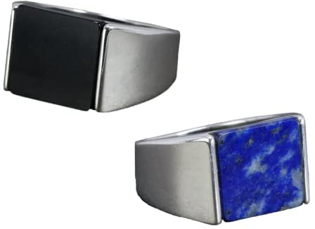 Lapislazuli Silberring für Männer ~ 925 Sterling Silber Lapis Ring,