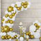 Weiß Gold Luftballons, 154 Teiliges Weiß Gold Helium Latex Ballon Diy Girlanden Set Für Jungen Mädchen Frauen Männer Geburtstag Hochzeit Babyparty Jubiläum Verlobung Geschlecht Soffenbarungs Party