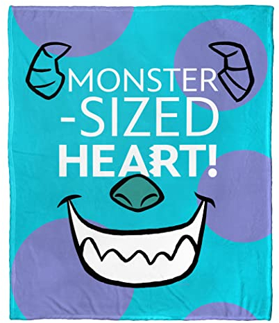 Northwest Disney 100 Silk Touch Überwurfdecke, 127 x 152,4 cm, Monstergröße, Herz