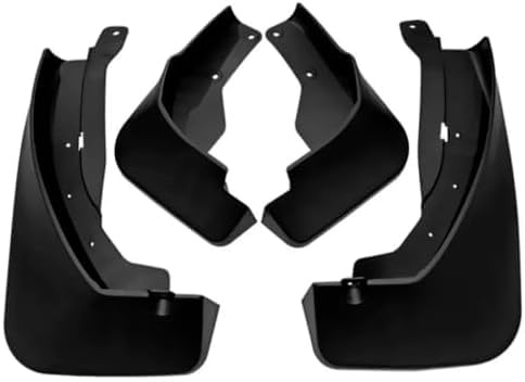 4 Stücke Set Auto Schmutzfänger Schmutzlappen Spritzlappen Vorne Hinten Hartgummi Spritzschutz Kit Kotflügelschoner Schlamm Klappen zubehör Kompatibel mit Nissan X-Trail T33 2021-2023