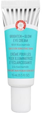 First Aid Beauty Brighten + Glow Augencreme – leuchtende Augencreme für Augenringe + Schwellungen – 15 ml