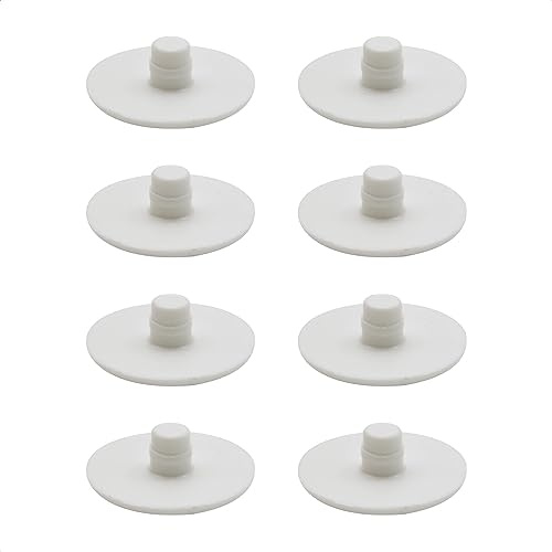 Wagner QuickClick® Kunststoffgleiter Möbelgleiter Stuhlgleiter - 8er-Set Ersatzgleiter austauschbar ersetzbar - Kunststoff Extreme - Durchmesser Ø 20 mm - für Basis SMART - Made in DE - 15788500
