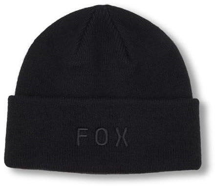Fox Winter Wordmark Beanie Black OS