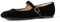 Amazon Essentials Women's Mary Jane Ballet Flats, Black Velvet, 2 UK