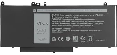 Shentec G5M10 7V69Y - Batteria per PC portatile Dell Latitude 14 E5450 Latitude 15 E5550 Latitude 12 E5250 Notebook R9XM9 8V5GX WYJC2 0WYJC2