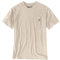 Carhartt Men's K87 Pocket S/S T-Shirt Work Utility, Oat Milk, XXL