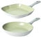Salter COMBO-8728A Earth 28 cm Frying Pan & Griddle Set - Healthy Ceramic Non-Stick Coating, PFAS-Free Induction Cookware, Aluminium Egg Pancake Cooking Skillet/Grill Pan for Steak, PFOA/PTFE-Free