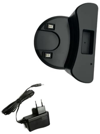 KAFTKO Base De Carga For Aspiradora, Repuesto De Accesorio De Enchufe De Carga UE. Compatible con Conga 990(Set A)