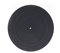 Alfombrilla Silicona Tocadiscos, Alfombrilla Giratoria, Alfombrilla para Discos de Silicona, Tapete Redondo para Discos, Reducir los Golpes, para Accesorios de Repuesto de Tapete para Discos, Negro