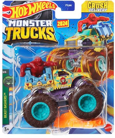 Crush Delivery HTM25 | Hot Wheels Monster Trucks & Vehicle Die-Cast