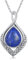 enjoylifecreative Keltischer Knoten Halskette für Damen 925 Sterlingsilber Unendlichkeitszeichen Lapislazuli Anhänger Kette Keltischer Schmuck Geschenk für Frauen Mädchen