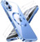JUESHITUO for iPhone 16 Plus Case for Magsafe, Not-Yellowing, Integrated Camera Protection, with 2 Screen Protectors, Military Grade Protection Shockproof Women Men Phone Cover, Blue