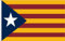 BANDERA CATALUÑA ESTELADA (INDEPENDENTISTA). SENYERA CATALANA ESTELADA (INDEPENDENTISTA). CALIDAD RASO PREMIUM 120. MEDIDA GRANDE 150X90 CM
