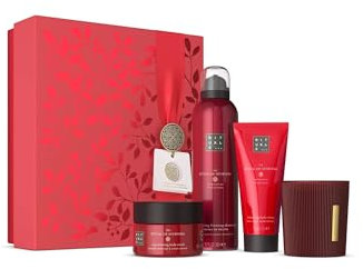 RITUALS Geschenkset Das Ritual des Ayurveda, Medium | Geschenkbox mit Körperpflegeprodukten mit indischem Rosen- und Süßmandelöl | Ausgleichender Duft