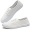 Harvest Land Womens Canvas Shoes Low Top Flat Gym Sports Pumps Trainers Lace Up Ladies Girls Fashion Pumps Flower White 6.5
