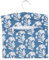 Gisela Graham Blue Floral Peg Bag – Hanging Clothes Peg Storage with Hook – Laundry Peg Holder with Elegant White Flower Print