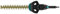 Cecotec Cortasetos Longitud Corte hasta 61cm TitaniumSword 610 XL. 500W, Motor sin Escobillas, Brushless, Cuchillas de Titanio, Ramas hasta 20mm, Mando Rotatorio, Sistema de Encendido de Seguridad