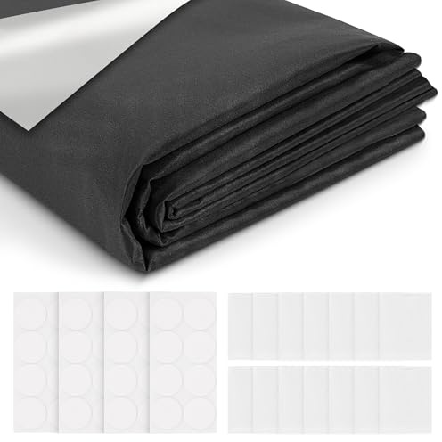 Fenster Verdunkelungsrollo ohne Bohren tragbares 100x145cm Schwarz Verdunklungsrollo Dachfenster Rollo Fenster Verdunkelung Verdunkelungsfolie Verdunklungsstoff 100% Blickdicht
