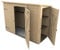 weka Multibox mit Regalsystem, natur, 21 mm