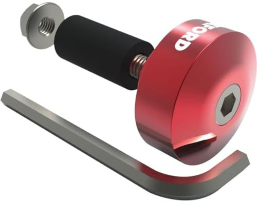 Oxford OX590 Aluminium Motorcycle Bar Ends 1 Red