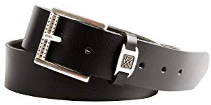 Camp David Herren Ledergürtel im Used Look Black 120