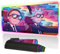 Envysun RGB Mouse Pad LED Light Gaming Mouse Pad with Rubber Base Colorful Computer Carpet Desk Mat for PC Laptop (31.5 11.8 inch) (80x30 rgmo)
