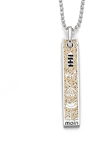 DUR Anhänger für Halsketten Ostfriesland, aus 925 Sterling Silber, B: 61 mm, P3936