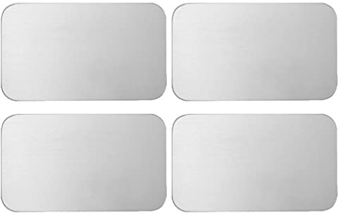 VILLCASE 4 Unidades Almohadilla Refrescante para Mascotas Placa De Aluminio para Hámsters Conejos Gatos Alfombrilla De Verano para Mantener Fresco