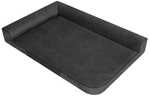 PillowPrim Hundebett Hundeschlafplatz Hundesofa Hundekissen Ruheplatz Hundematratze Hundehütte Hundeplatz Hundekorb Doggybed Hundezubehör Sofa Bett 80x53 cm