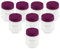 LITTLE BALANCE 8539 yogur, Vidrio, 190 militers, Tarro transparente tapa ciruela