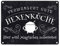 Verwünscht gute Hexenküche Halloween Metallschild in 15x20 cm mit lustigem Spruch hier wird Magisches zubereitet für Hexen und Zauberer zu Halloween Kessel Kochen Herbst