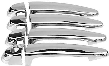 Dioche Door Handle Cover, Verso Accessories Chrome Door Covers, 8 Pcs Car Chromium Electroplating Door Handle Cover Trim for X1 X3 X5 X6 2010-2013