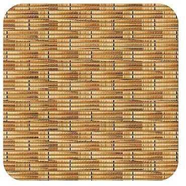 matches21 Weichschaum-Bodenbelag NOVA TEX Bad-Set Rattan Muster ohne Ausschnitt braun 2er Set 80x48 cm & 48x48 cm