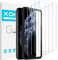Kokio 4 Stück Schutzglas Schutzfolie für iPhone 11 Pro/iPhone XS/iPhone X 5.8,Displayschutzfolie,9H Härte,Ultra-klar HD,Anti-Kratz,Blasenfrei Schutzglas für Apple iphone 11 pro 2019