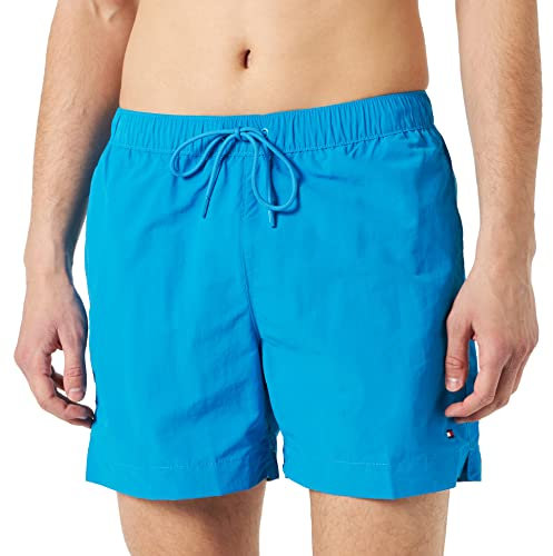 Tommy Hilfiger Herren Badehose Medium Drawstring Lang, Blau (Shocking Blue), S
