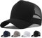 MUNULA Oversize XXL Mesh Trucker Hut Big Head Hüte für Männer Hohe Krone Baseball Kappe Atmungsaktiv Papa Hut Verstellbar 59,9 cm - 65 cm, Schwarz, XXL/3XL