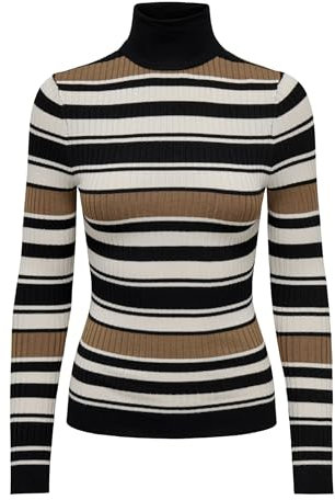 ONLY Pull en Maille ONLKAROL Pull en Maille Black S Black 2 S
