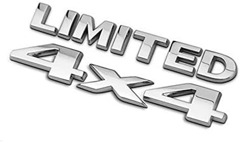 Leenax Enterprises 3D-Autoaufkleber LegierungMetall Buchstabe Emblem Abzeichen Aufkleber Deko Karosserie Heckklappe, für Jeep Grand Cherokee Wrangler,B