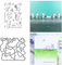 Sredwtk Ostern Hase Stempel und Stanzen Set,Silikonstempel und Stanzen Set,Stanzschablonen und Stempelset,Clear Stamp und Stanzschablone Für DIY Scrapbooking Fotoalbum Dekor Karten