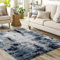 Livabliss Helsinki Teppich 120x170 cm – Modernes Design in Marmoroptik, Weicher Kurzflor für Wohnzimmer, Esszimmer & Schlafzimmer, Blau, Weiß & Grau