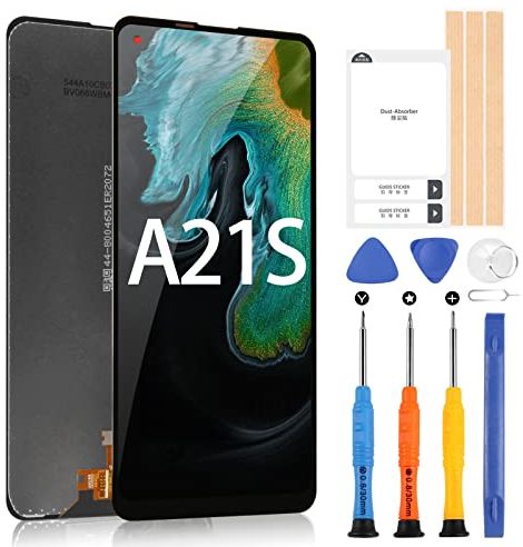 LCD Display für Samsung Galaxy A21s A217 SM-A217F 6,5 Zoll Touchscreen Replacement Digitizer Assembly mit Reparatur-Set (nicht für A21)