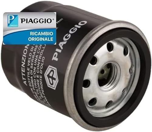 Filtro Cartuccia Olio Originale Piaggio per Liberty 125-150, Skipper 4T 125, Typhoon 125, MP3 125-250 e 300