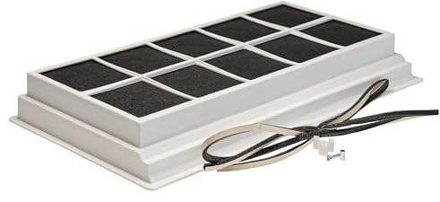vhbw Aktivkohlefilter kompatibel mit Neff D8640N0GB(00), D8640N0/01, D8641N0GB(00), D2664X0 Dunstabzugshaube - 49,5 x 29,5 x 6,2 cm