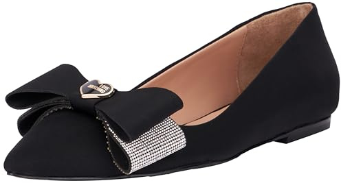 Love Moschino Women's Ja11011g1lim0000 Ballerina, Black, 9 UK