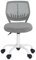 FurnitureR Chaise de Bureau Colorée, Siège D'ordinateur Moderne et Réglable, Chaise de Bureau sans Accoudoir Pivotante, Chaise de Bureau pour Enfants, Salle d'étude, Bureau à Domicile, Grise