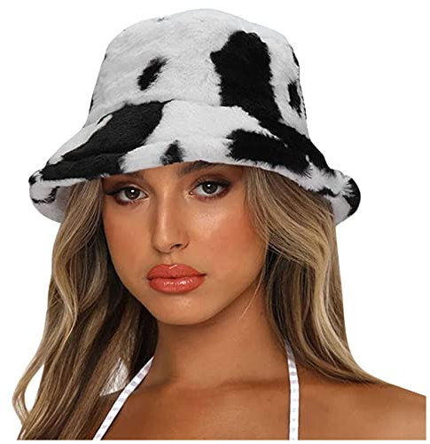 Modische Fischerhüte für Damen und Herren, 2024, Fischerhut, bedruckter Eimer, dickes Becken für Damen, Mütze, warmer Eimer, Wintermütze, Baseballmütze, Damen, Fischerhut, Winter, Schwarz ,